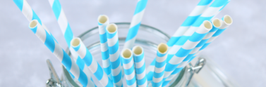 jar of paper straws