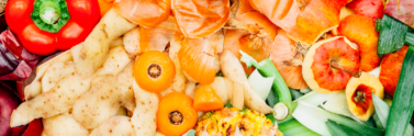 Pile of vegetable peels