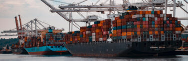 cargo ship with containers