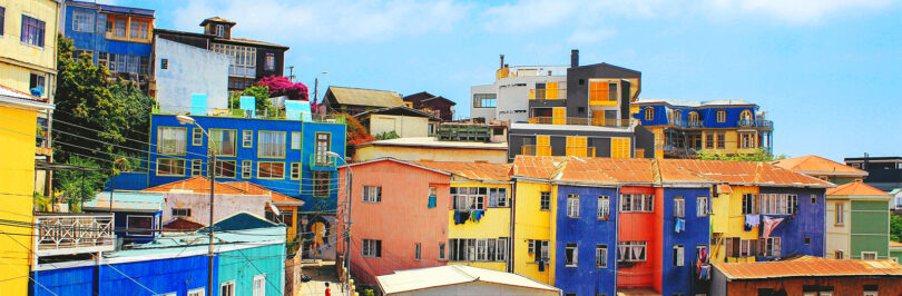 buildings in Valparaiso, Chile