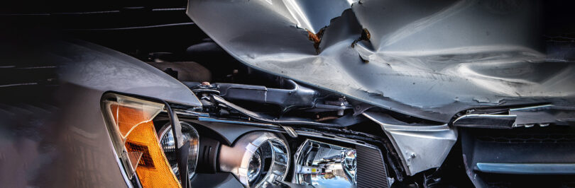 damaged car