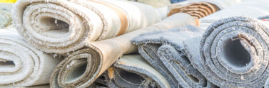 rolls of carpet remnants
