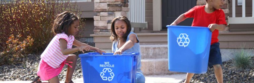 Kids with Blue Boxes