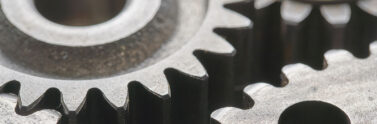 close up of machinery