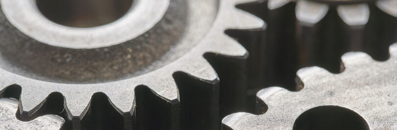 close up of machinery