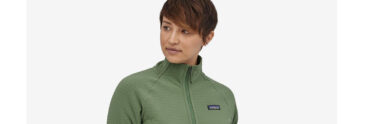 Model wearing jacket