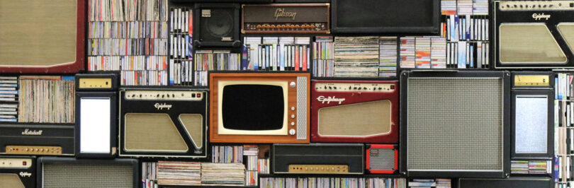 Old technology stacked together