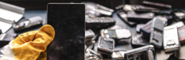 pile of electronic waste