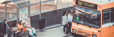 public bus stop
