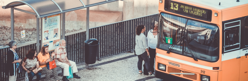 public bus stop
